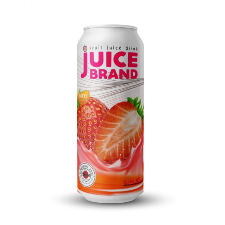 Strawberry Nectar 500ml Can Private Label Tan Do