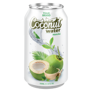 Coconut Water Matcha 330ml Can Private Label