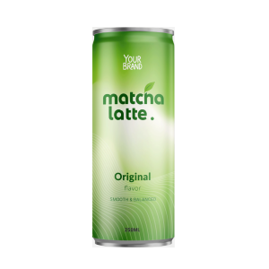 Original Matcha Latte 250ml Can Private Label