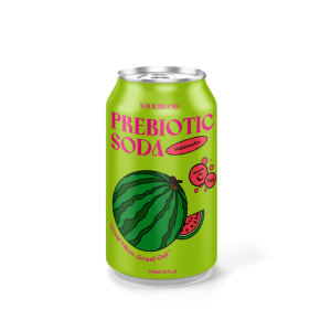 Prebiotic Soda Watermelon 330ml Can Private Label