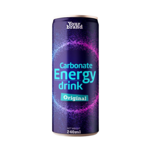 Carbonated Energy Drink Original 250ml Can Private Label