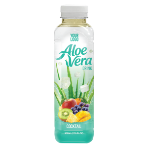 Aloe Vera Drink Cocktail 500ml PET Bottle 38 Private Label
