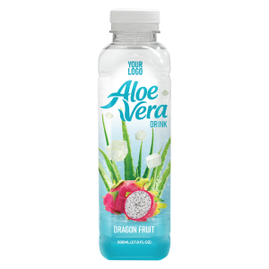 Aloe Vera Drink Dragon Fruit 500ml PET Bottle 38 Private Label