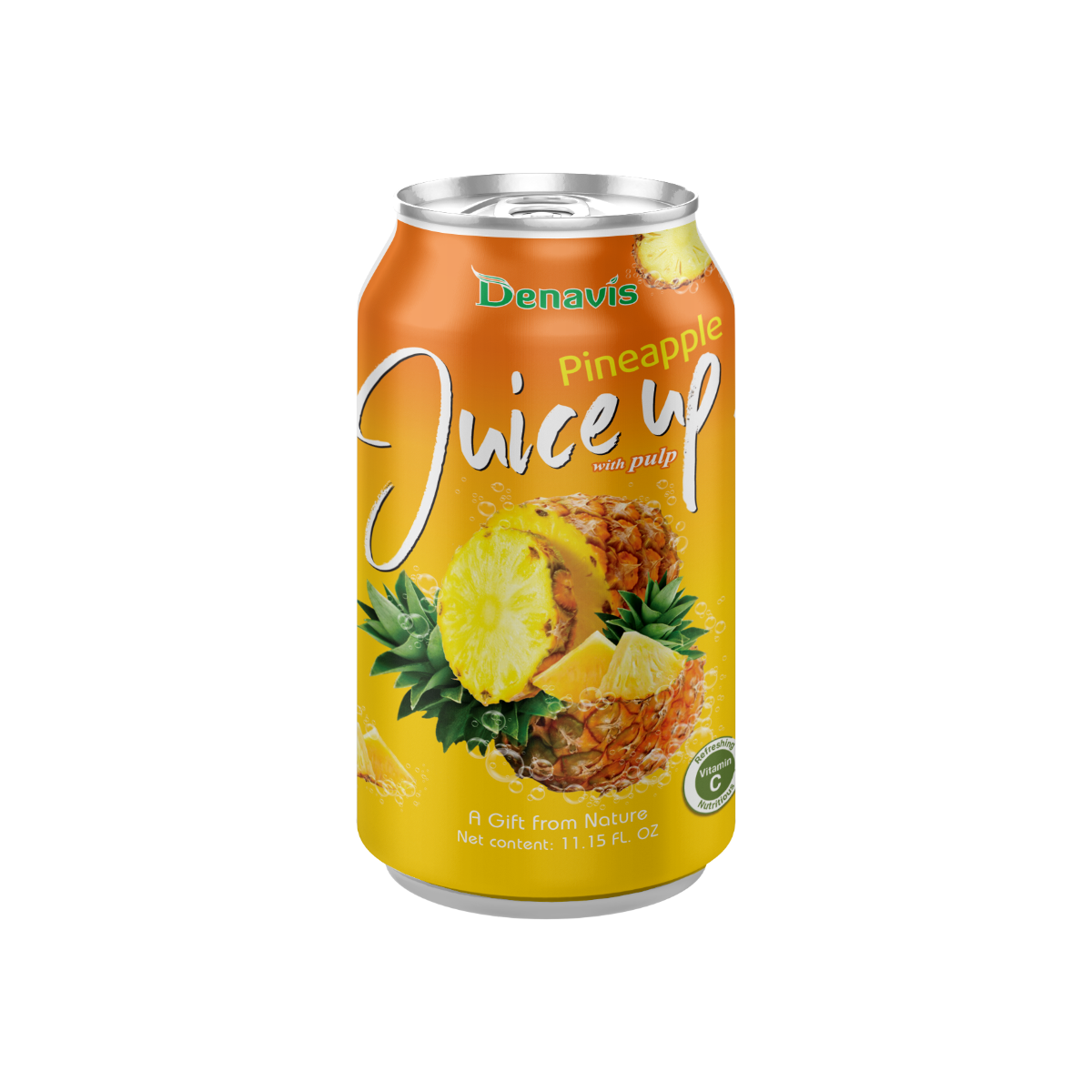 Denavis_330ml_front_pineapple trans