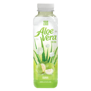 Aloe Vera Drink Guava 500ml PET Bottle 38 Private Label