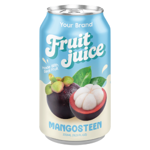 Mangosteen Juice Drink 330ml Can Private Label
