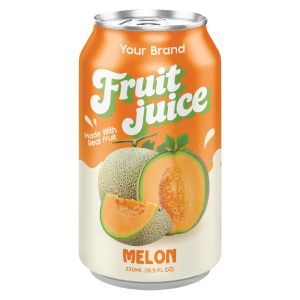 Melon Juice Drink 330ml Can Private Label