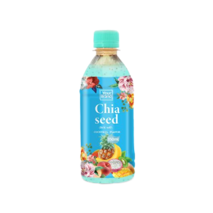 Chia Seed Drink Cocktail 350ml PET Bottle Private Label