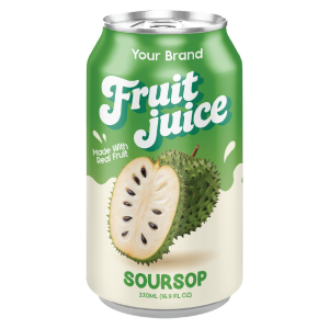 Soursop Juice Drink 330ml Can Private Label