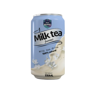 Milk Tea Drink 330ml Can Private Label Jasmine Flavor