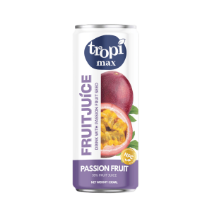 Tropi Max Fruit Juice with Pulp – Passion Fruit
