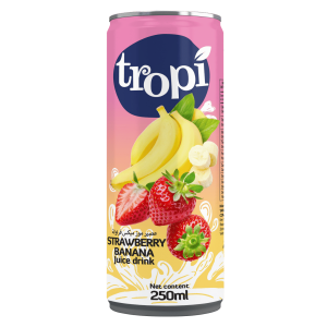 Tropi Fruit Juice Drink – Strawberry Banana 250ml