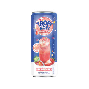 Tropi Popi Popping Boba Juice Drink – Strawberry