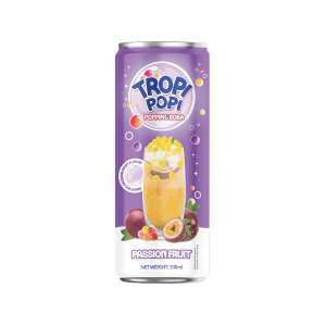 Tropi Popi Popping Boba Juice Drink – Passion Fruit