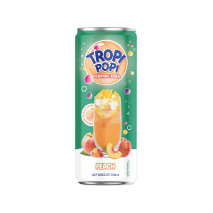 Tropi Popi Popping Boba Juice Drink – Peach