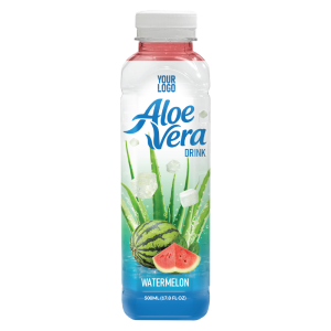 Aloe Vera Drink Watermelon 500ml PET Bottle 38 Private Label