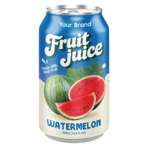Watermelon Juice Drink 330ml Can Private Label