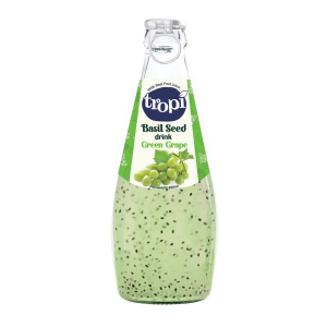 Tropi Basil Seed Drink – Green Grape Flavor
