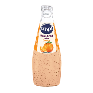 Tropi Basil Seed Drink – Orange Flavor