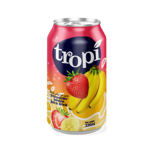 Tropi Fruit Juice Drink – Strawberry Banana 330ml