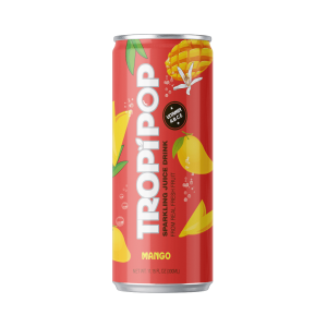 Tropipop Sparkling Juice Drink – Mango Flavor