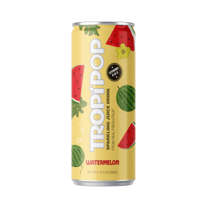 Tropipop Sparkling Juice Drink – Watermelon Flavor