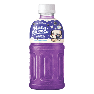 Nata de Coco Juice Drink Black Currant Flavor 320ml Private Label