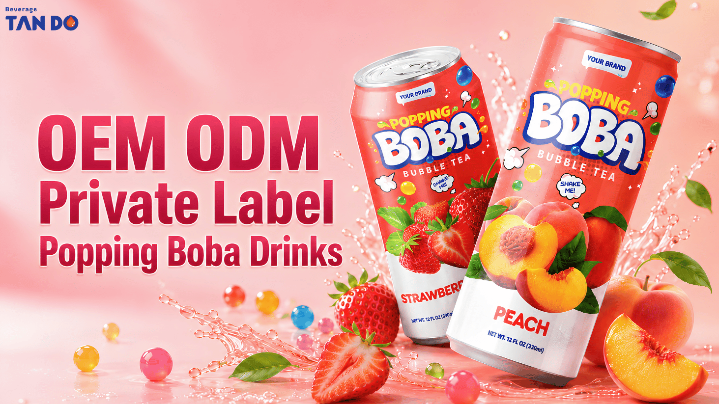 Popping Boba Drinks oem odm