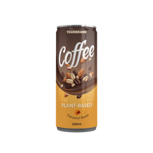 Caramel Coffee Drink Plant Based 250ml Can Private Label