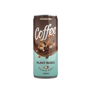 Coconut Coffee Drink Plant Based 250ml Can Private Label
