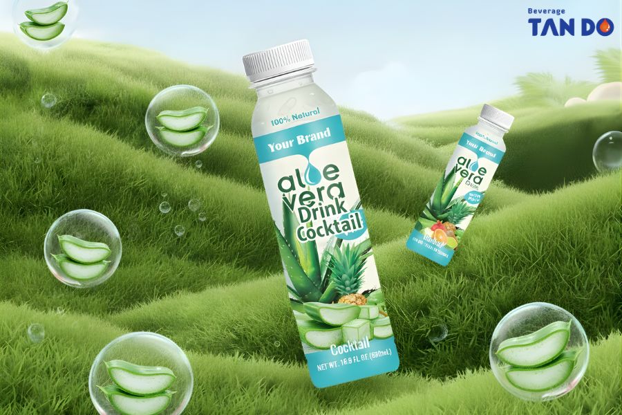 Aloe Vera Drink Cocktail 