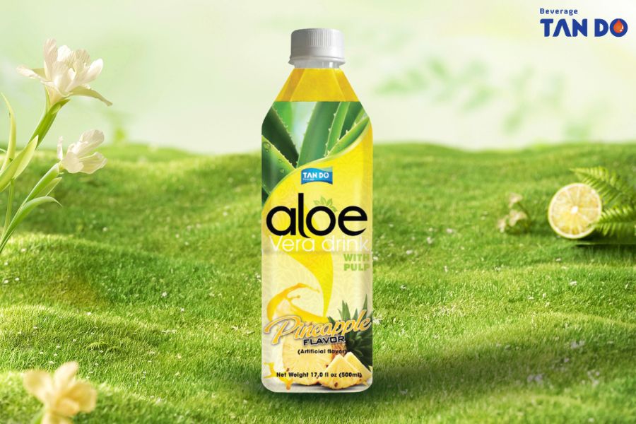 Aloe Vera Pineapple Juice Drink