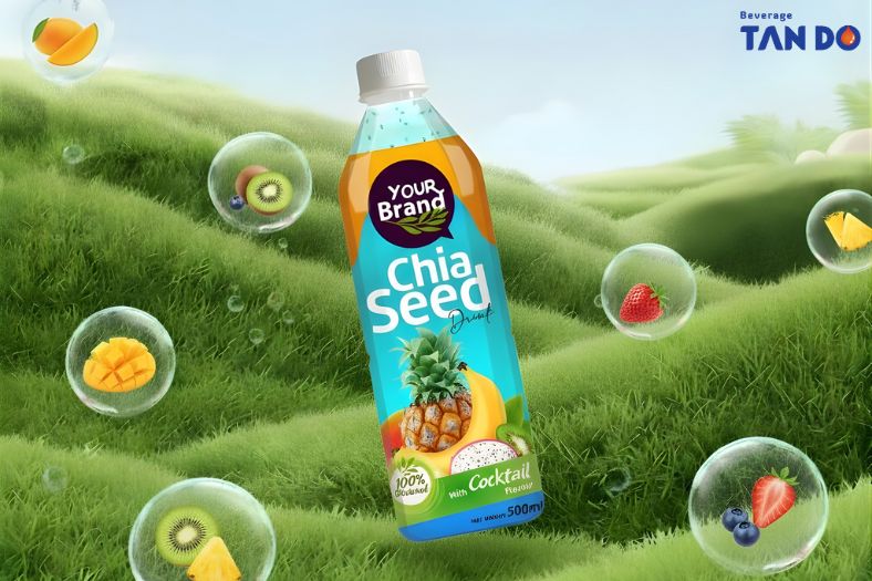 Chia Seed Tropical Cocktails