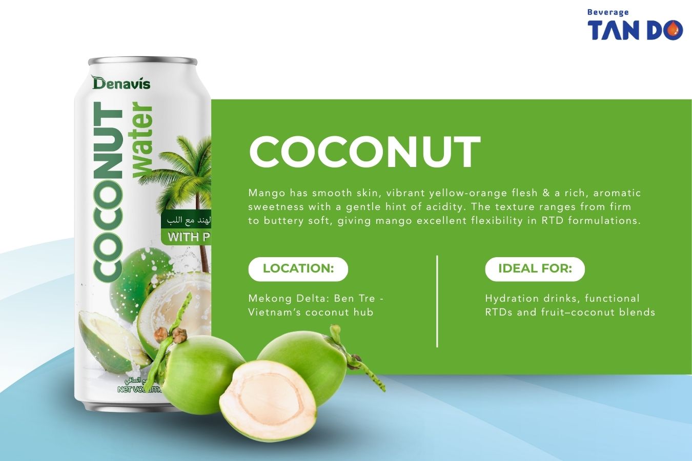 Coconut drink - vietnamese fruit