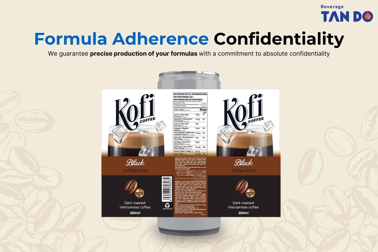 Formula Adherence Confidentiality