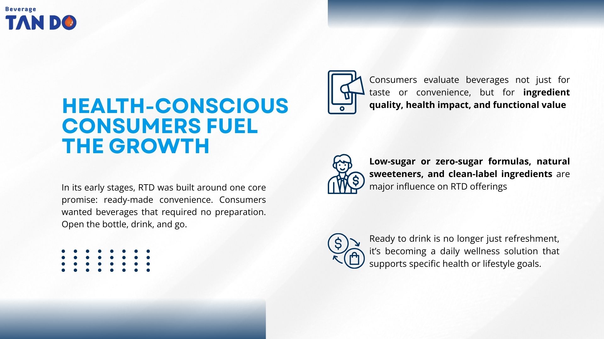 Health-conscious consumers fuel the growth