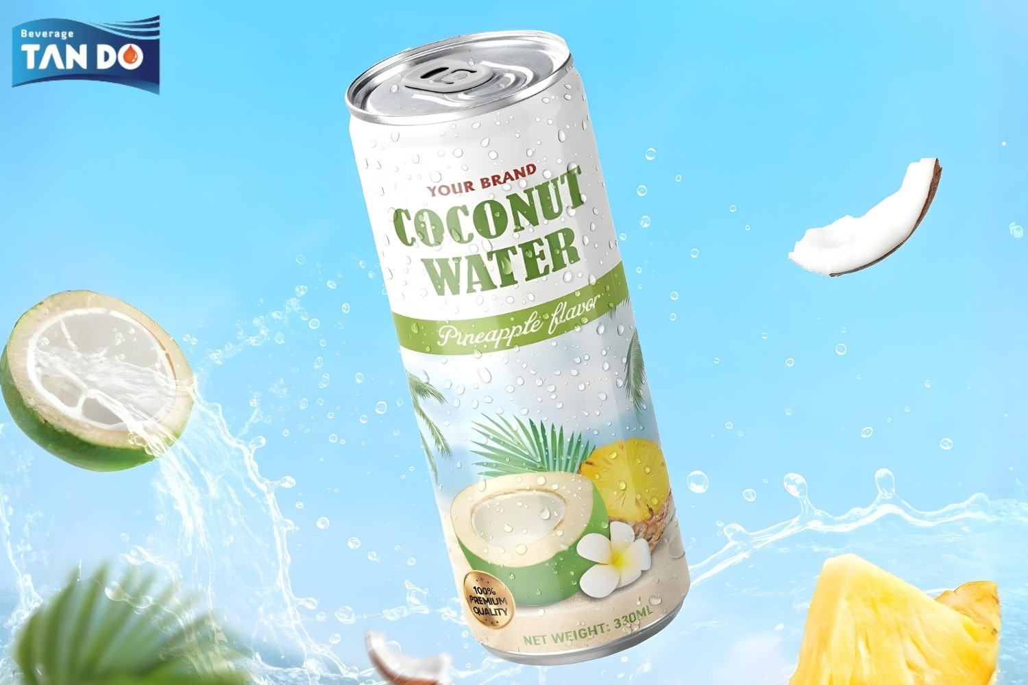 OEM ODM Private label The smart way to launch canned coconut drink before summer