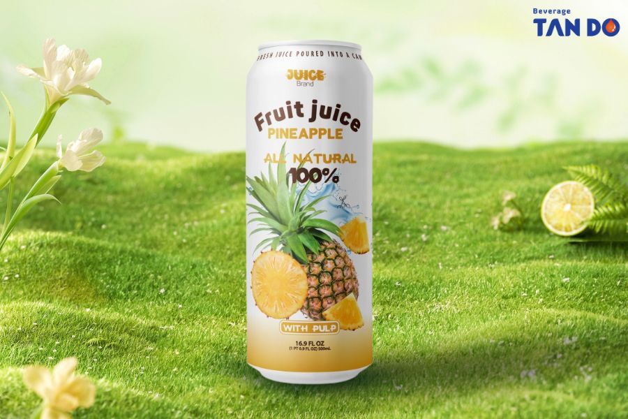 Pineapple Juice Drink with Pulp