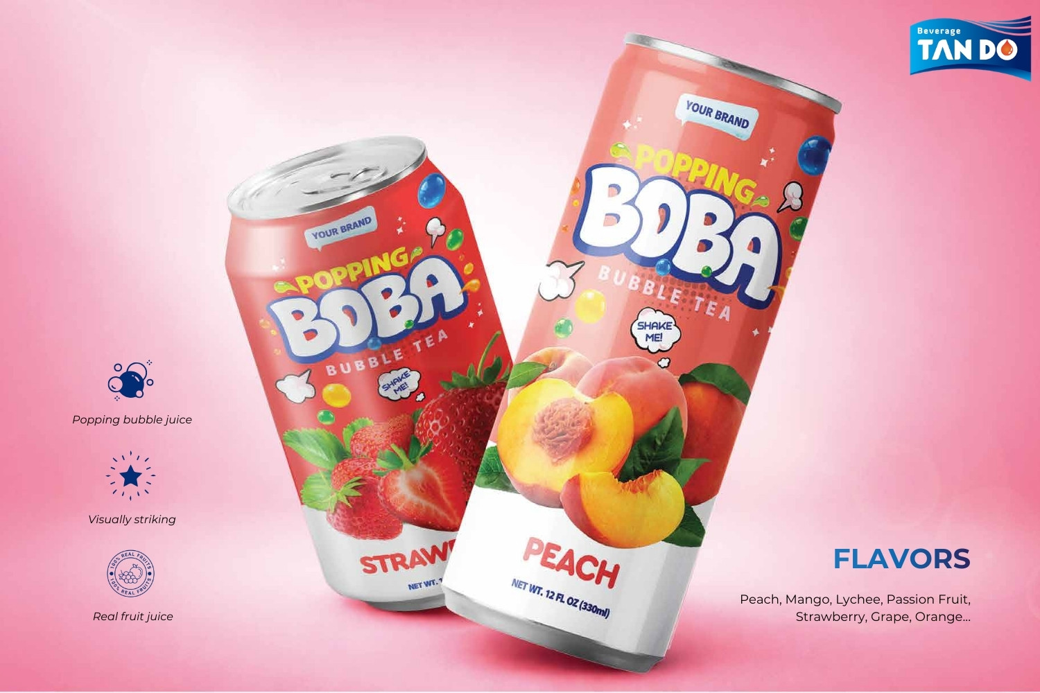 Popping Boba Juice Drink