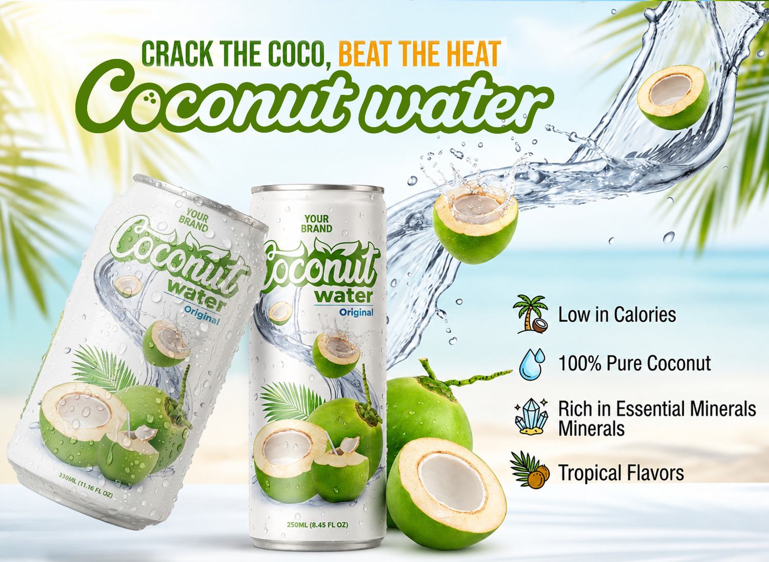 Pure Coconut Water Drink for Summer Sale