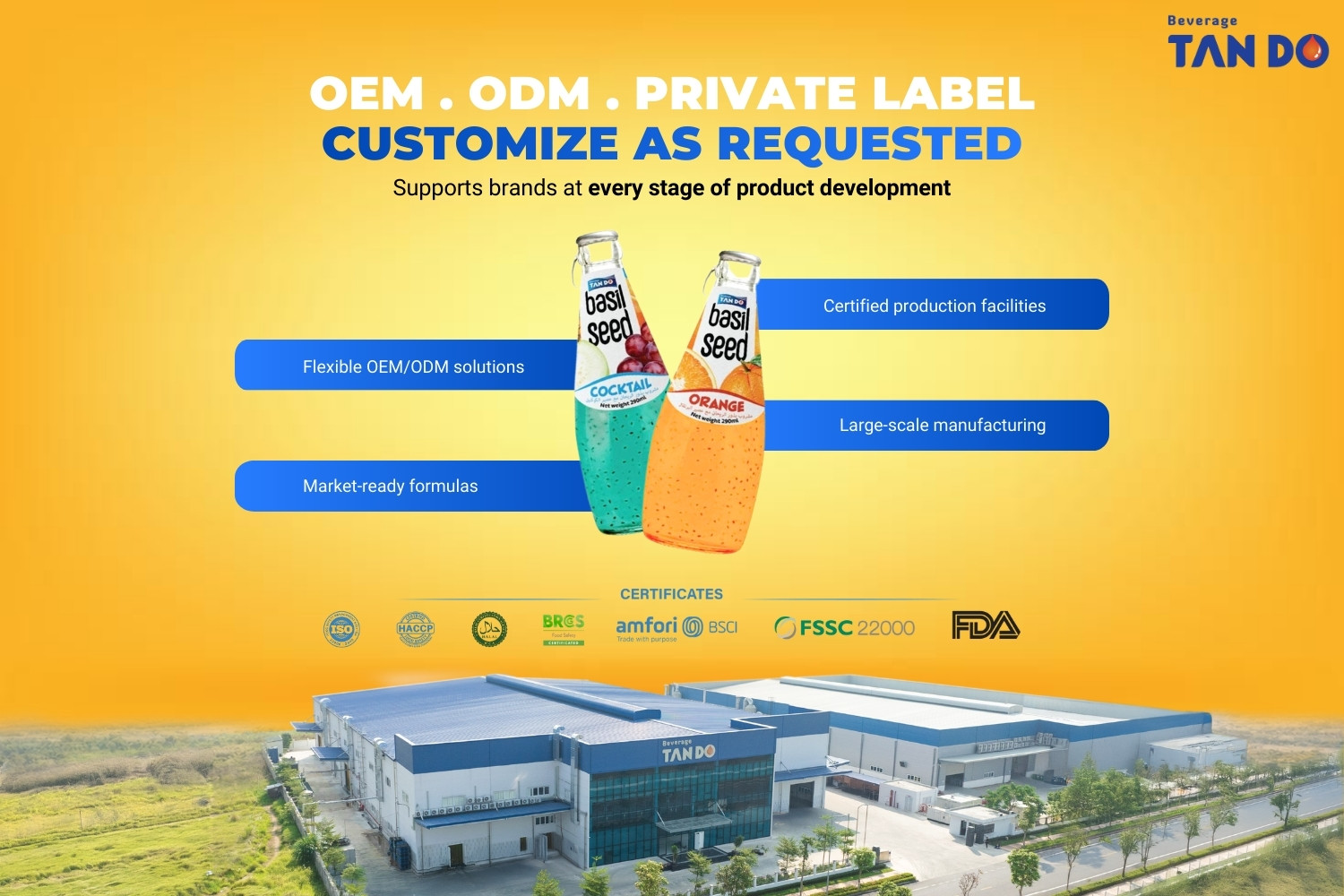 Ready to Bring Basil Seed Drinks to Your Shelves