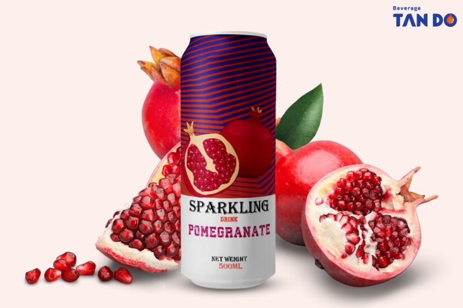 Sparkling Pomegranate Water