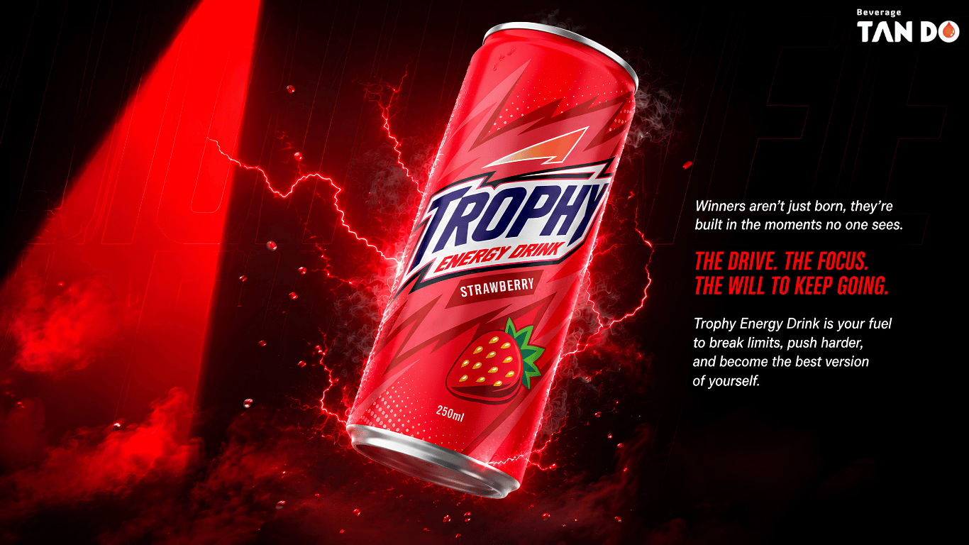 trophy carbonated drink story