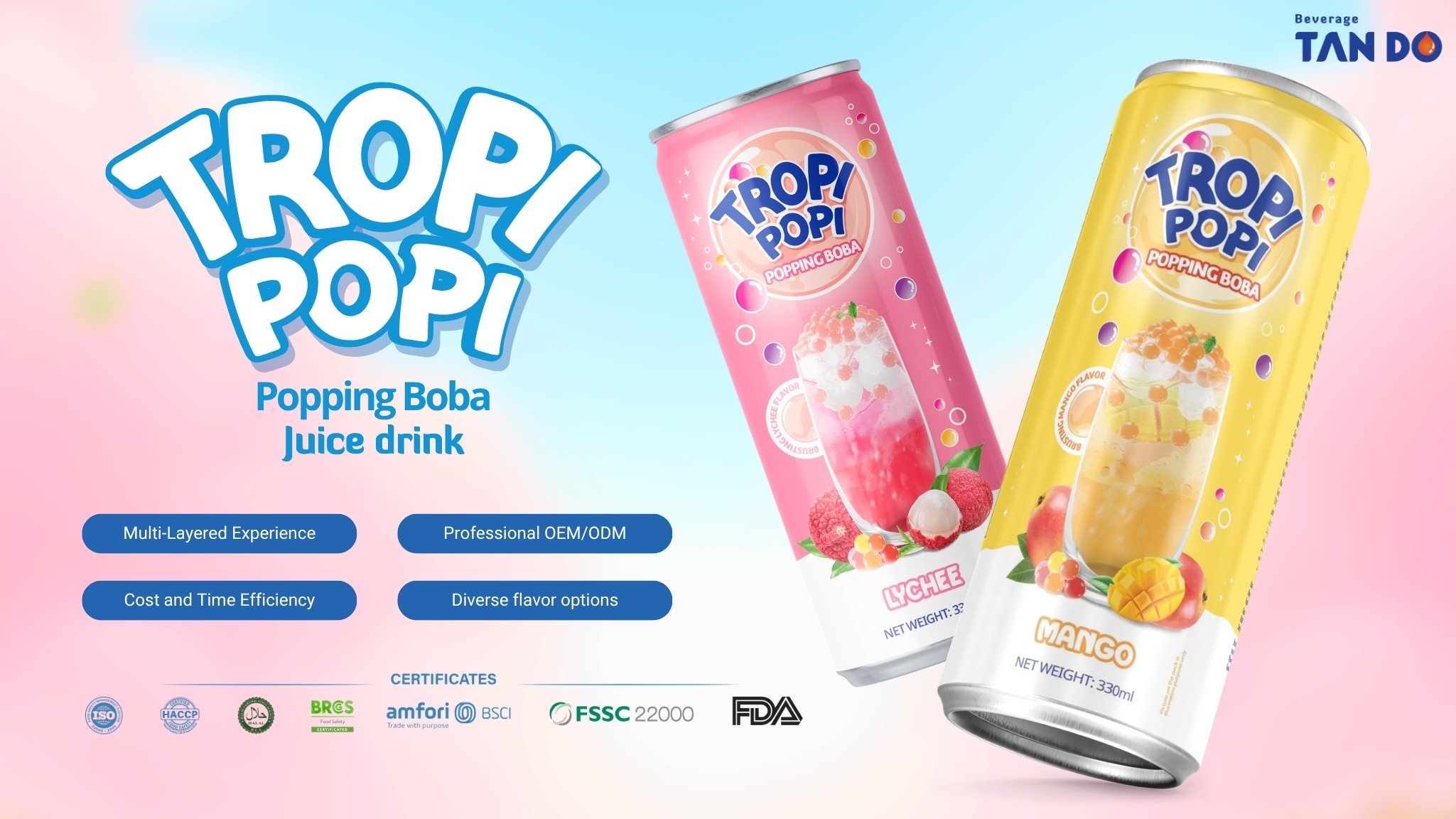 Tropi Popi A Multi-Layered Drinking Experience