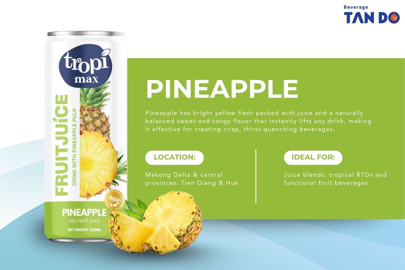 Vietnamese fruit drink pineapple