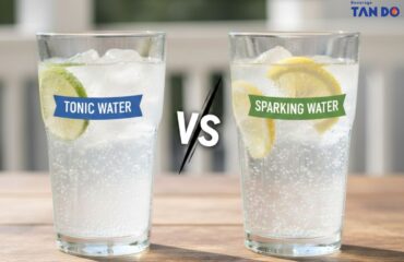 Tonic water and sparkling water